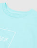 Huf Box Logo Puff T-Shirt - Celadon Green
