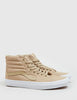 Vans SK8-Hi Trainers (Mono Canvas) - Khaki/True