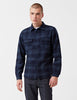 A.P.C. 50S Check Overshirt - Marine Blue tshirt