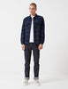 A.P.C. 50S Check Overshirt - Marine Blue tshirt