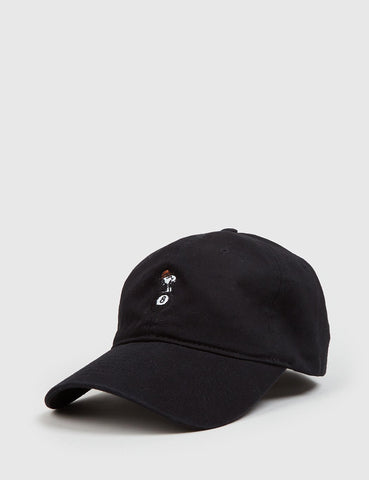 HUF x Peanuts Spike 8 Ball Curved Peak Cap - Black
