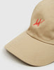 HUF Script Curved Peak Cap - Khaki