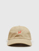 HUF Script Curved Peak Cap - Khaki
